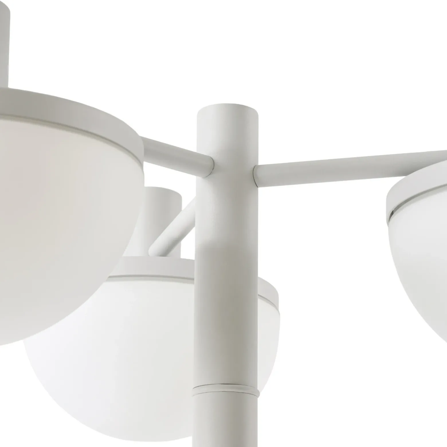 Lámpara exterior LED Lucande Toras, gris claro, 3 luces, CCT atenuable