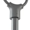 Lámpara exterior LED Lucande Tarasu, gris, 250 cm, aluminio, IP65