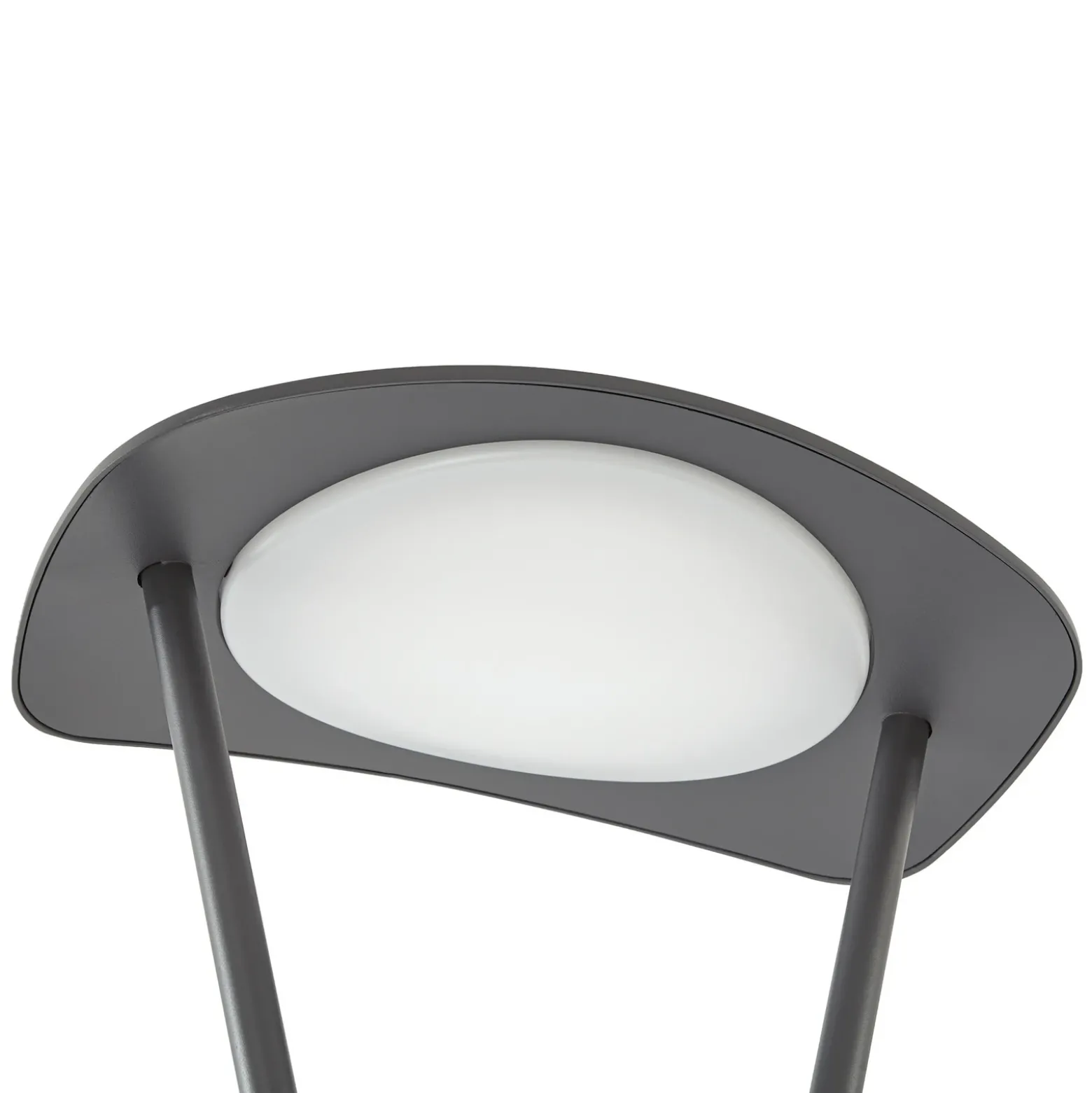 Lámpara exterior LED Lucande Tarasu, gris, 250 cm, aluminio, IP65