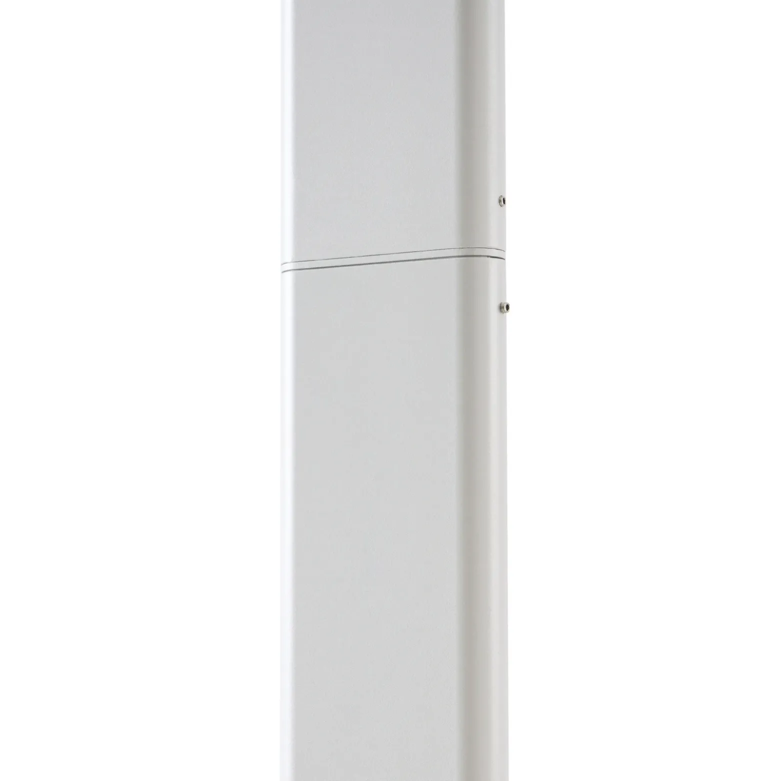 Lámpara exterior LED Lucande Velira, gris claro, 220 cm, 3 luces