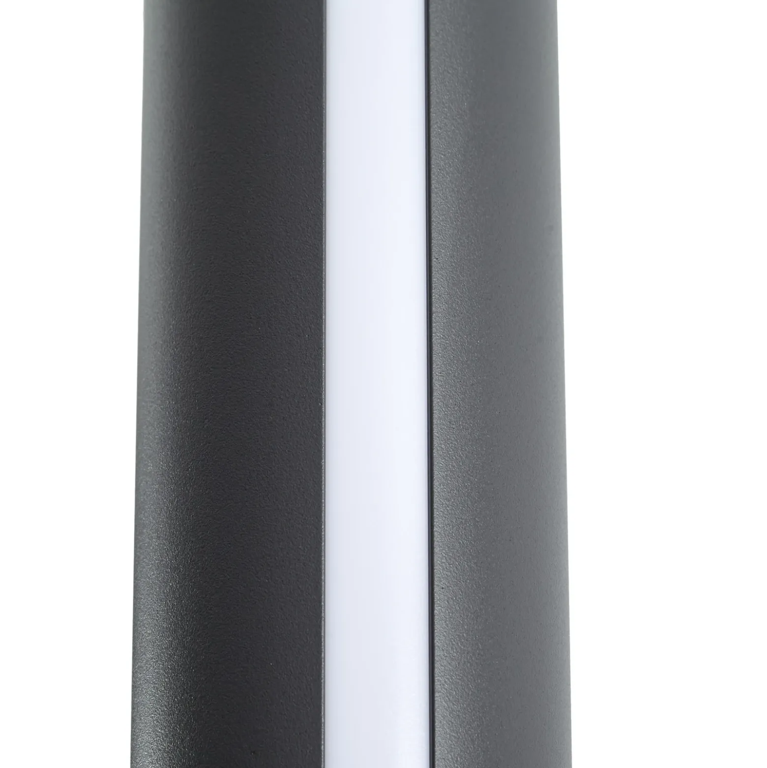 Lámpara exterior LED Lynel de Lucande, antracita, altura 200 cm, IP54