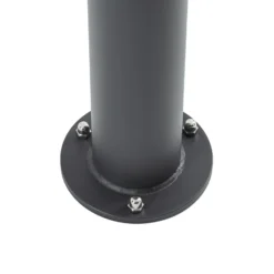 Lámpara exterior LED Lynel de Lucande, antracita, altura 200 cm, IP54