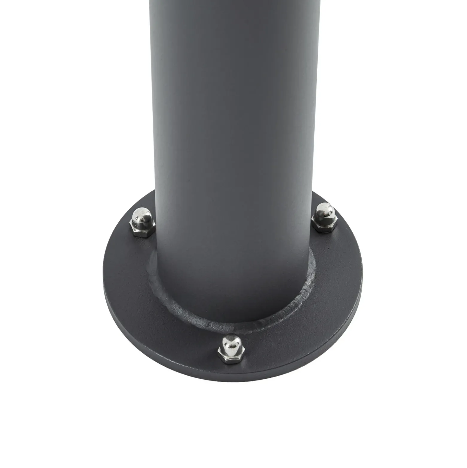 Lámpara exterior LED Lynel de Lucande, antracita, altura 200 cm, IP54