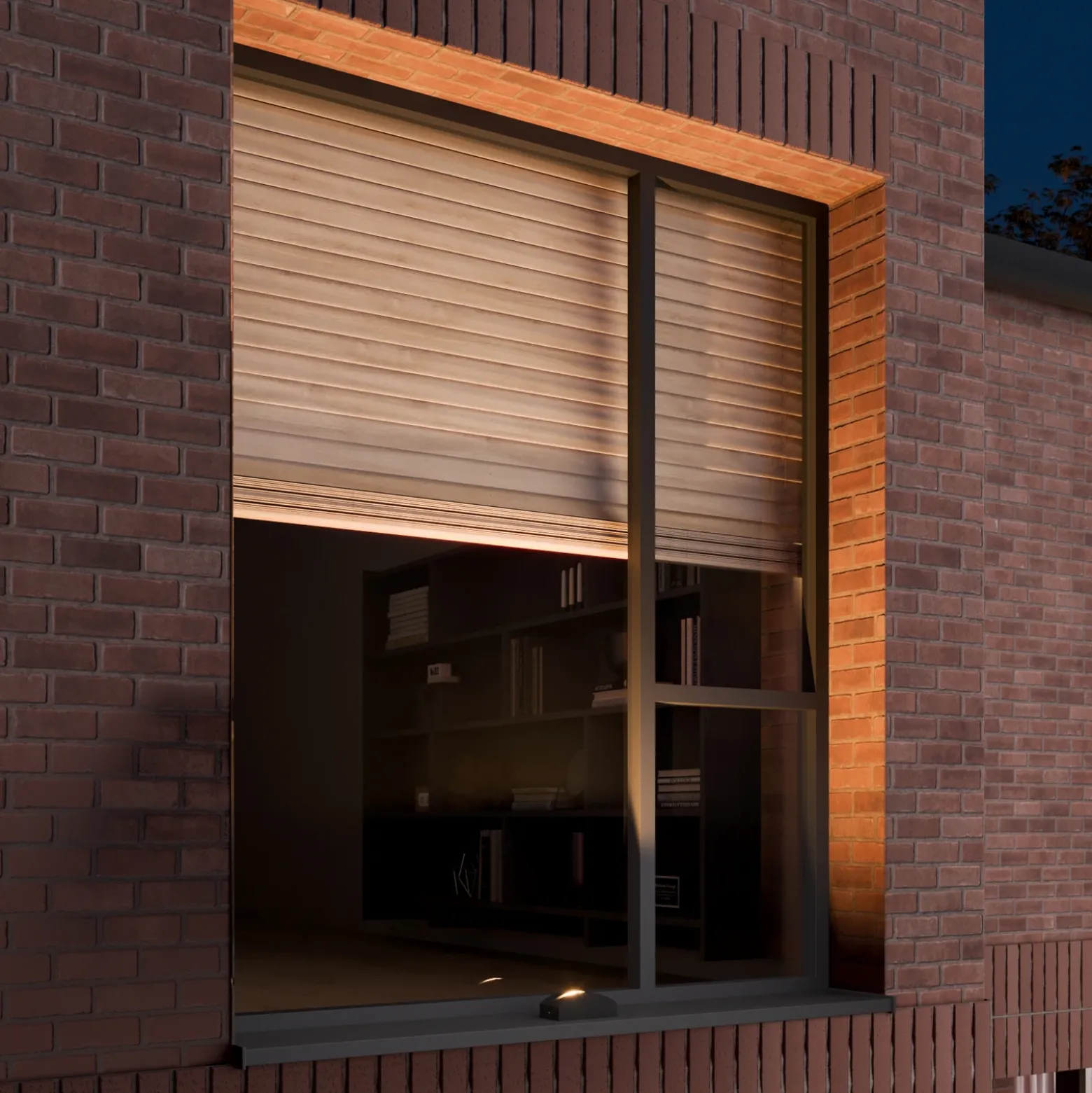 Lámpara exterior LED Marka, aluminio gris oscuro