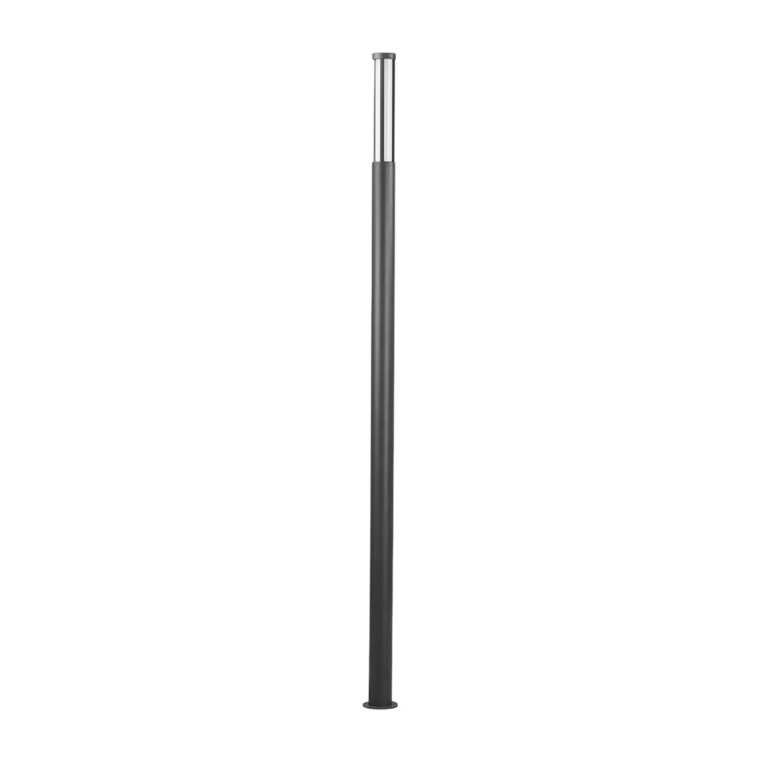 Lámpara exterior LED Sidny de Lucande, 220 cm, antracita, IP54