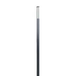 Lámpara exterior LED Sidny de Lucande, 220 cm, antracita, IP54