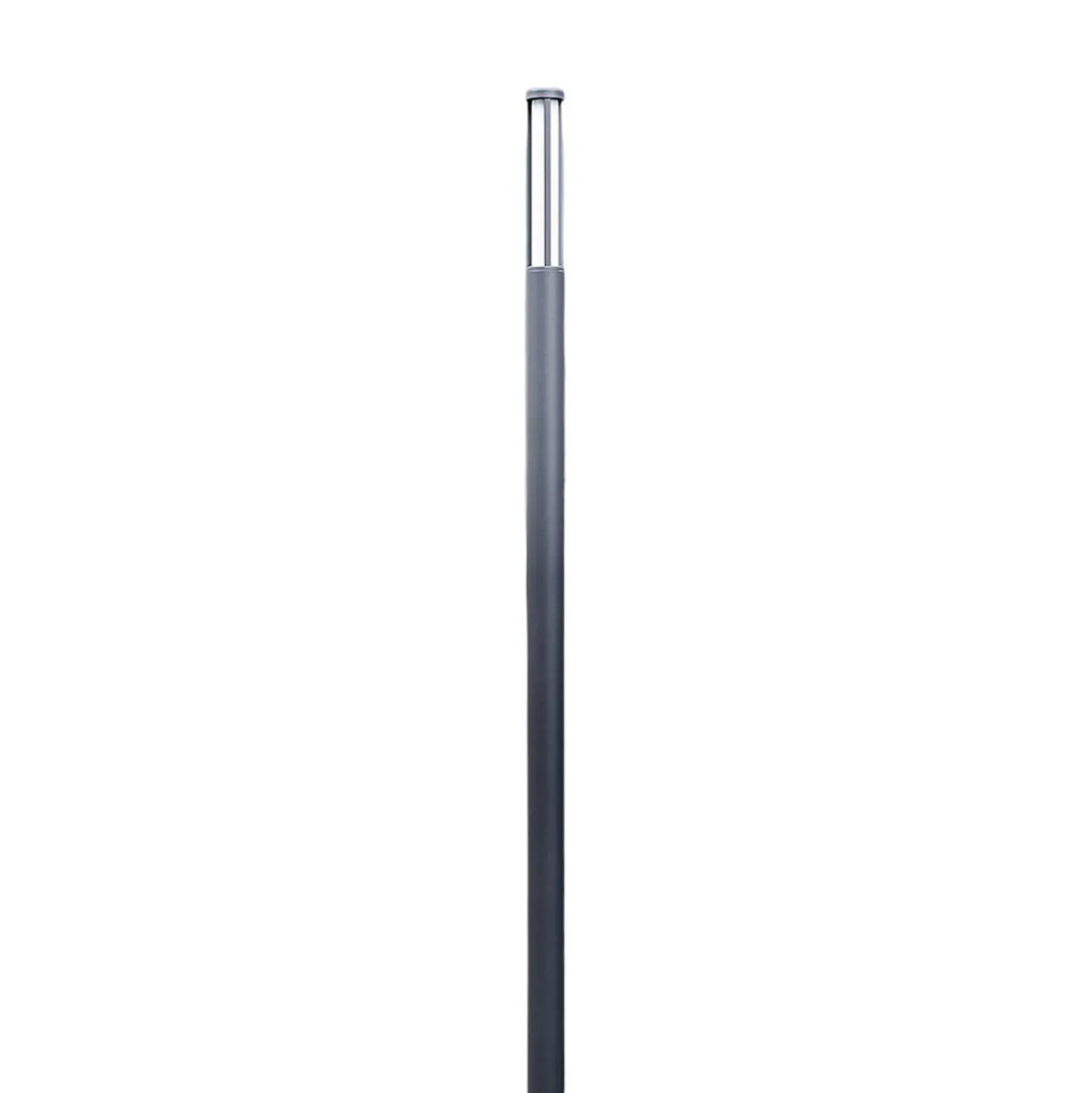 Lámpara exterior LED Sidny de Lucande, 220 cm, antracita, IP54