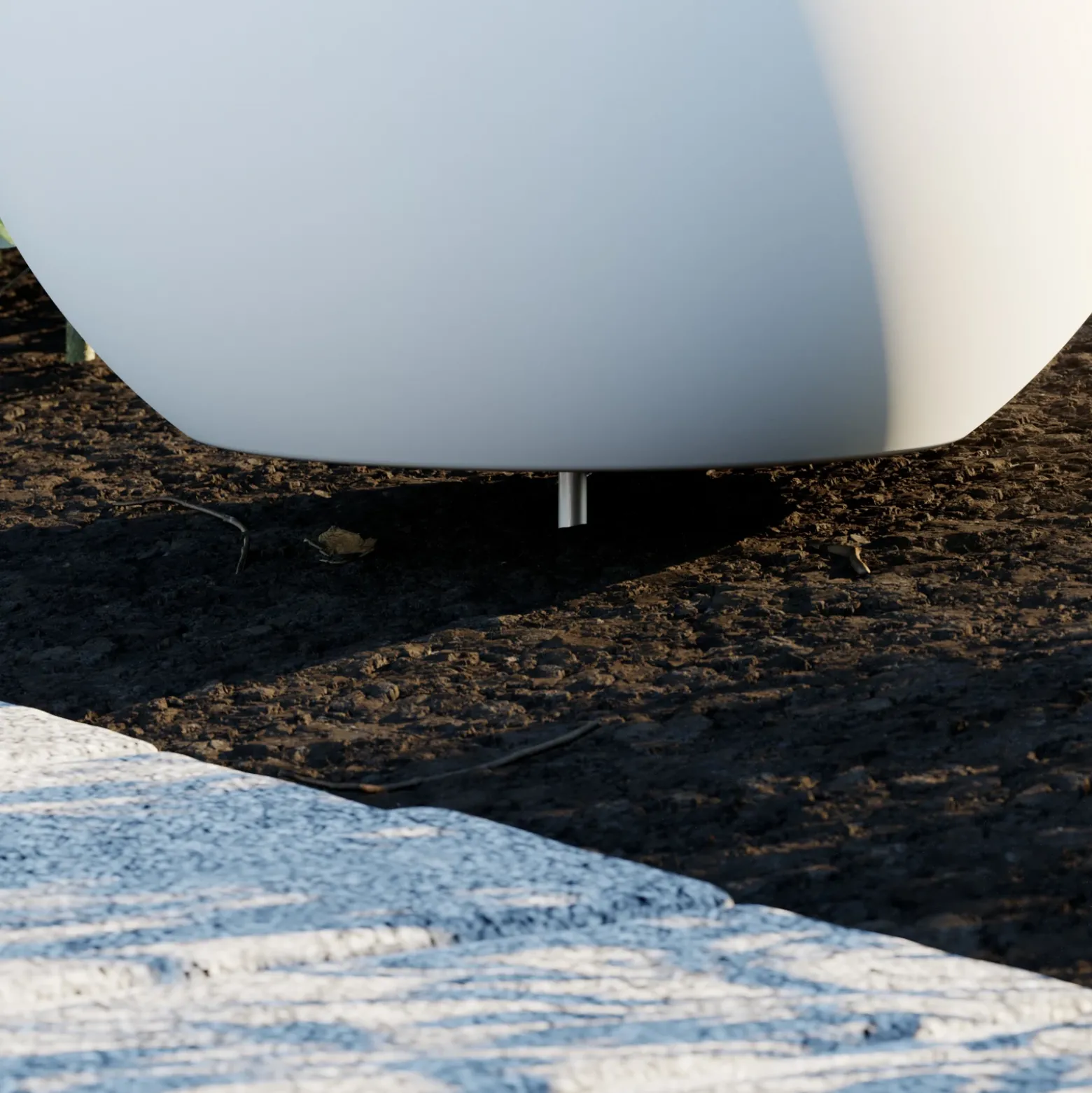 Lámpara globo Cumulus M, Ø 45 cm, blanca, plástico, IP44, E27