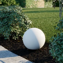 Lámpara globo Cumulus S, Ø 30 cm, blanca, plástico, IP44, E27