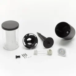Lámpara LED con pica Carlo en negro 25cm 3,5W CCT