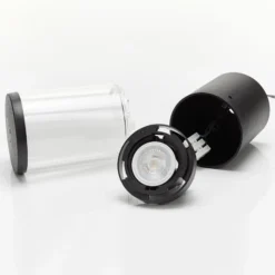 Lámpara LED con pica Carlo en negro 25cm 3,5W CCT