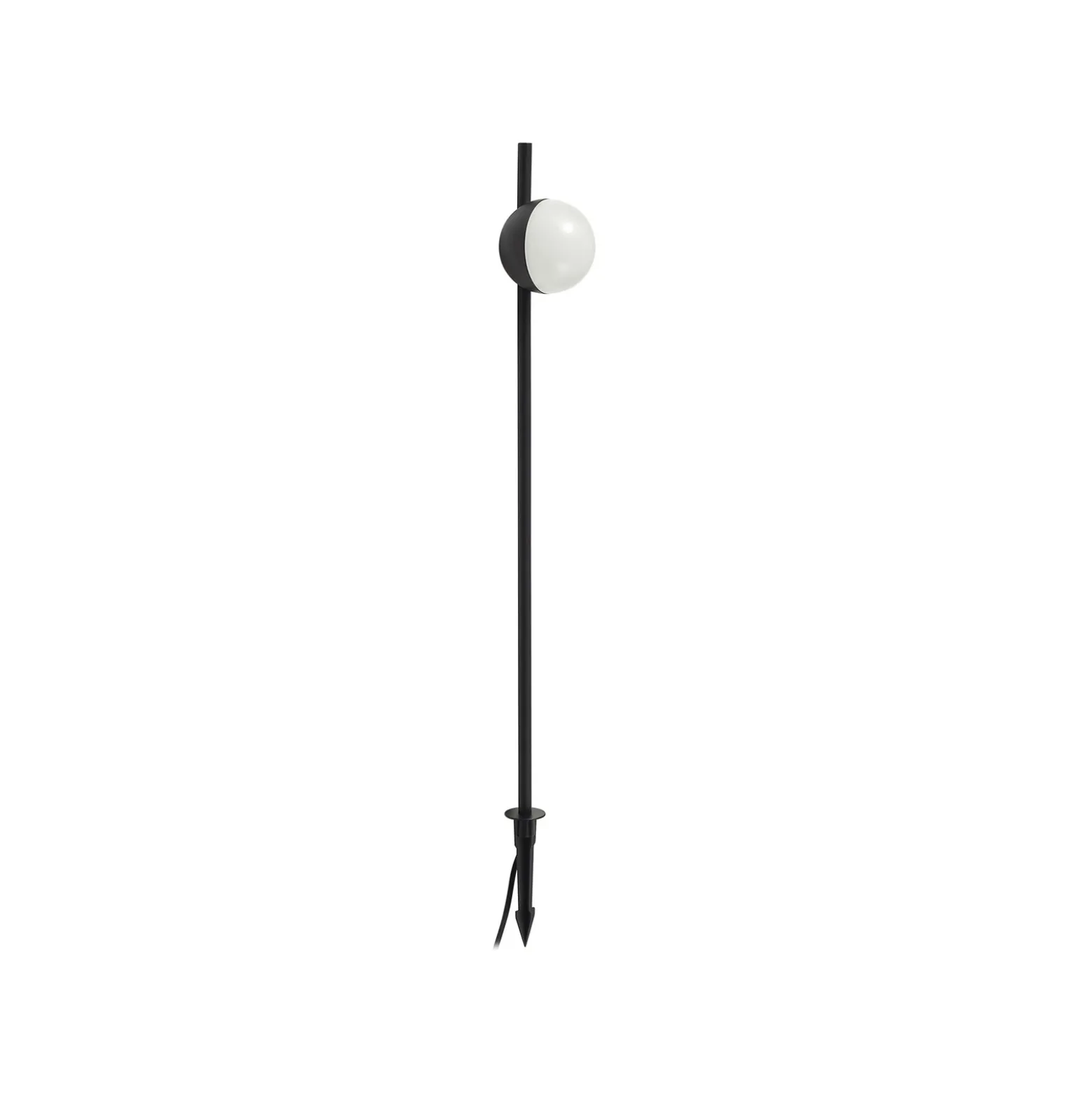 Lámpara LED con pica Darleen de Lindby, antracita, metal, Ø10 cm