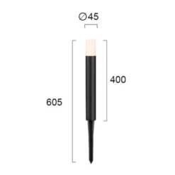 Lámpara LED con pica Faro, IP65