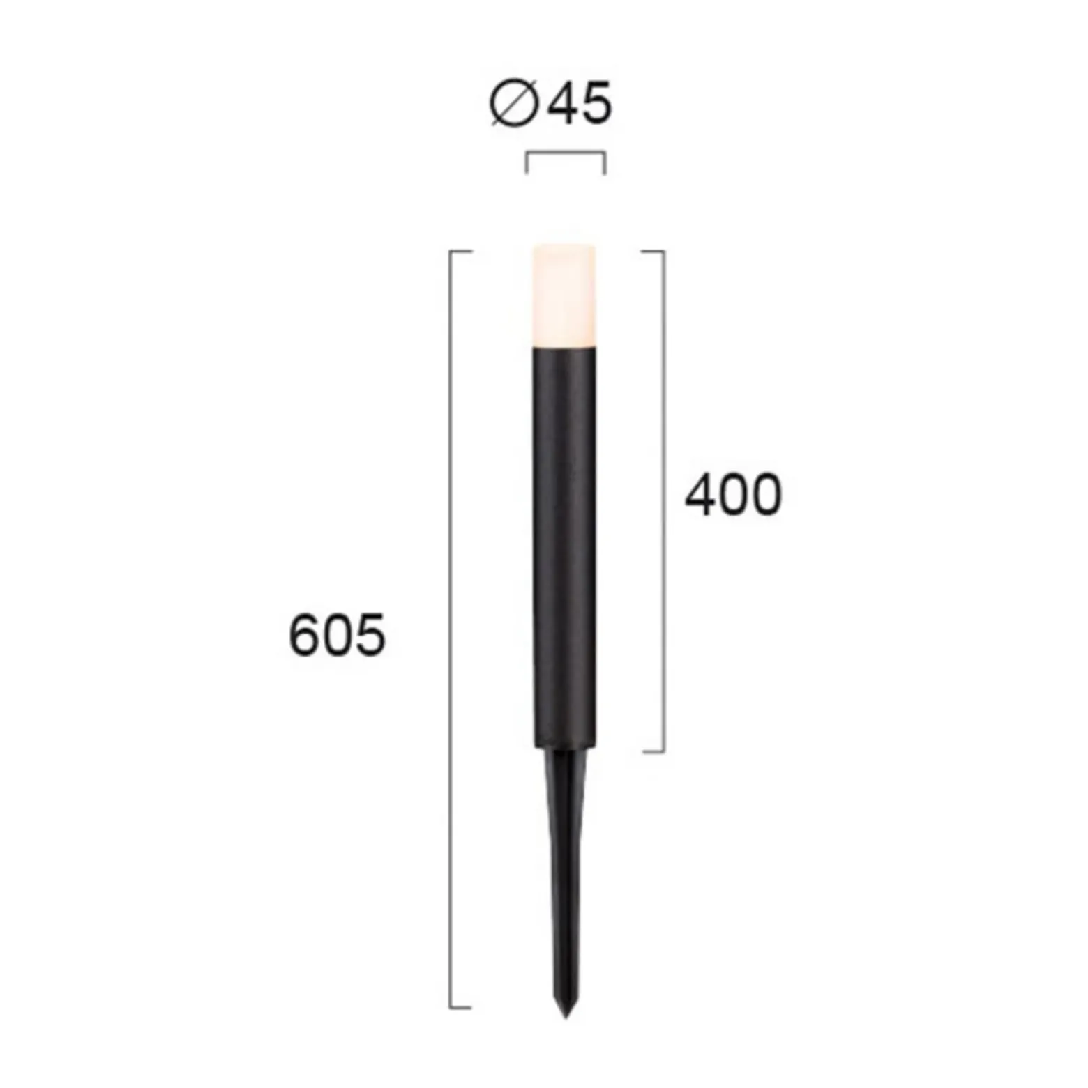 Lámpara LED con pica Faro, IP65