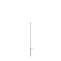 Lámpara LED con pica Karman MINUIT, altura 105 cm, negro, IP65