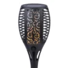 Lámpara LED con pica 33077 Linterna, negra, plástico