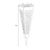 Lámpara LED con pica 33578-3, negra, plástico, 3 unidades