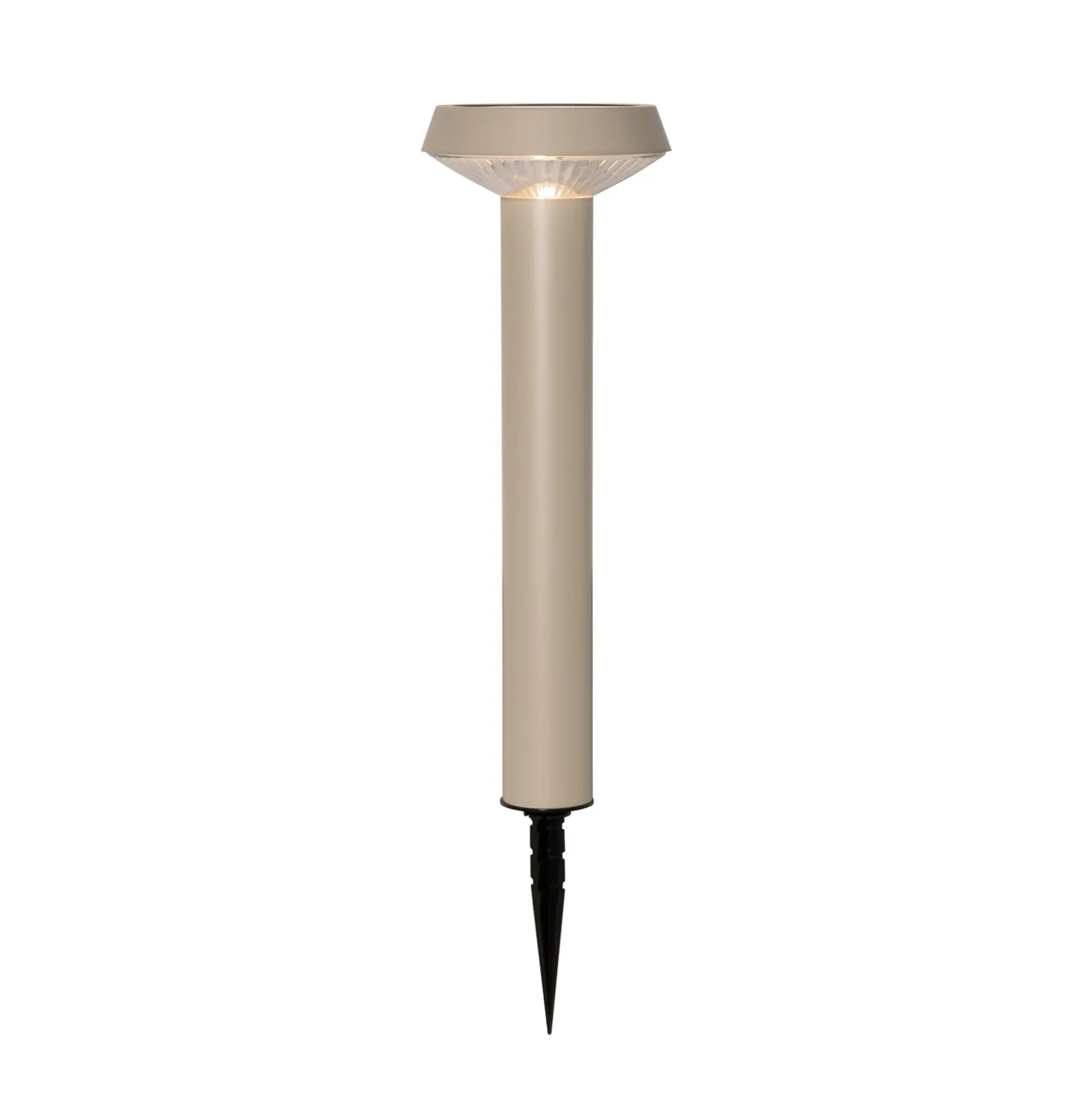 Lámpara LED con pica para el suelo «Casa», color beige, altura 45 cm