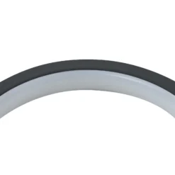Lámpara LED con pica para el suelo Lindby Syrene, 18 cm, negra, aluminio