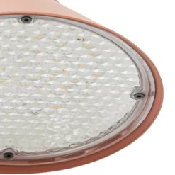 Lámpara LED con pica para jardín Lindby Capelo, color tierra, 78 cm, IP65