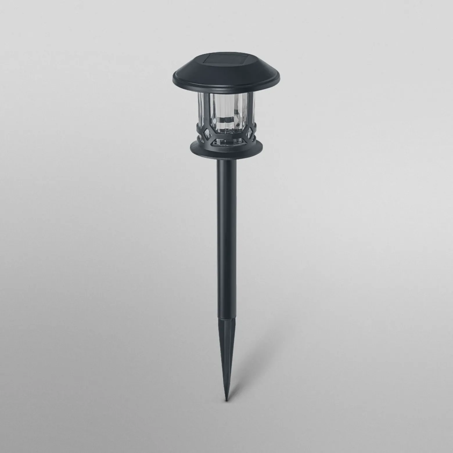 Lámpara LED con pica solar OSRAM SMART+, negro RGB CCT IP44