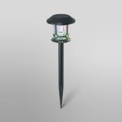 Lámpara LED con pica solar OSRAM SMART+, negro RGB CCT IP44