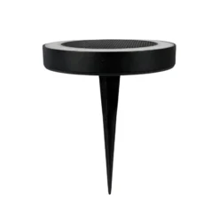 Lámpara LED con pica solar Otera de Dyberg Larsen, negra, IP54