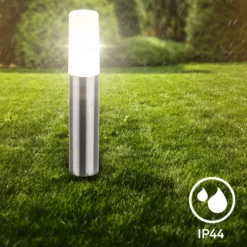 Lámpara LED con pica 3926032 12 V, ampliación 3x, acero inoxidable, Ø 4 cm