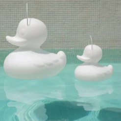 Lámpara LED de diseño DUCK-DUCK XL para exteriores en color blanco
