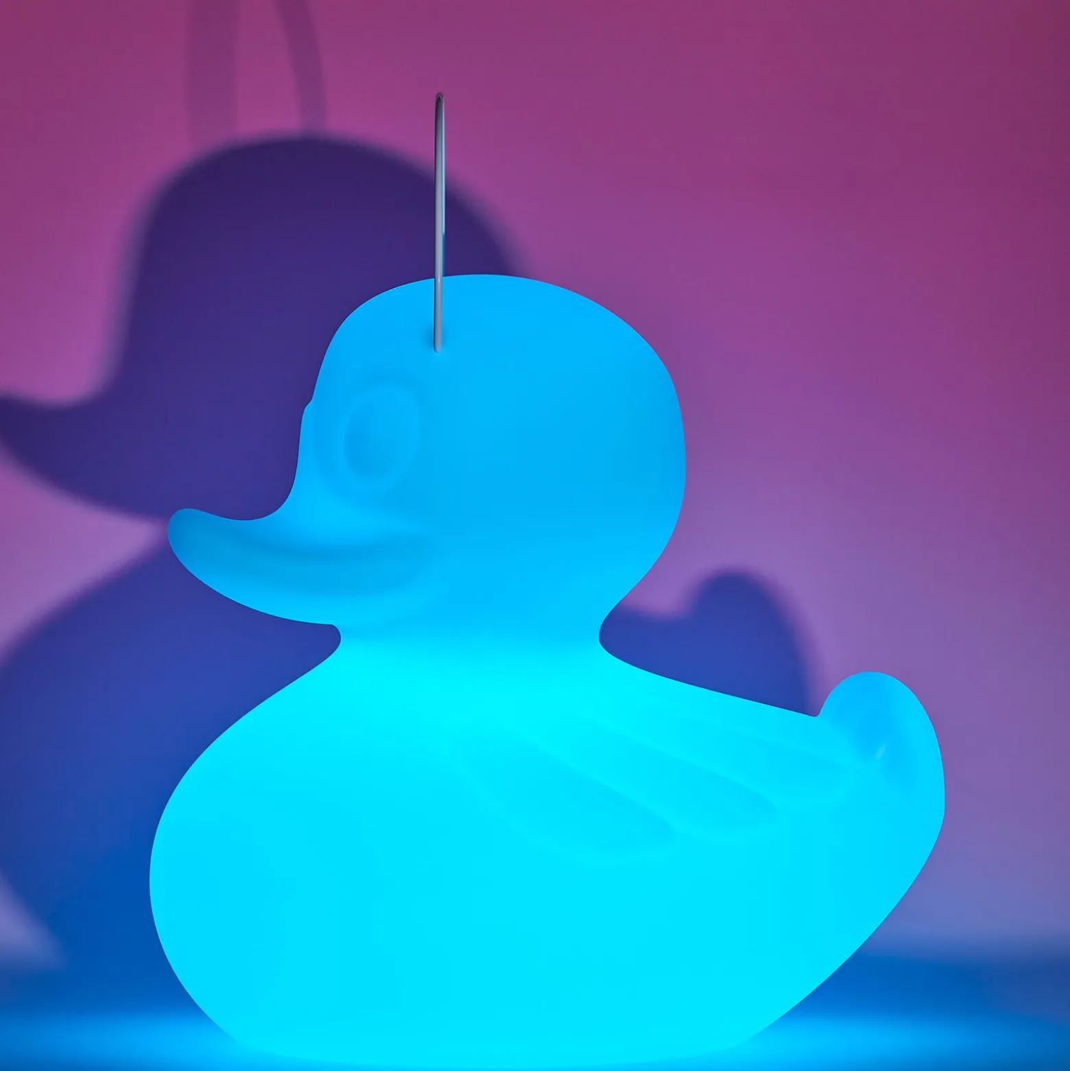 Lámpara LED de diseño DUCK-DUCK XL para exteriores en color blanco