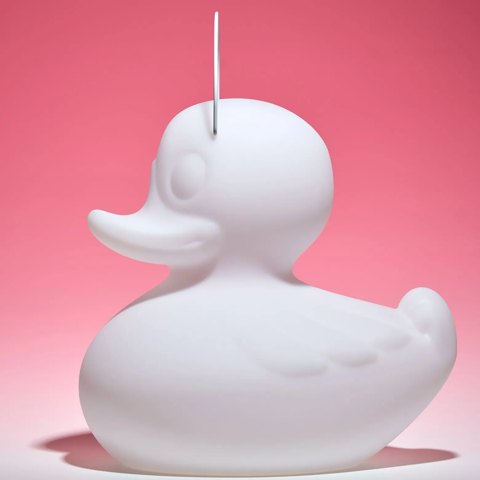 Lámpara LED de diseño DUCK-DUCK XL para exteriores en color blanco