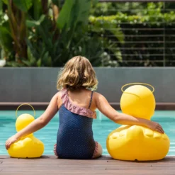 Lámpara LED de diseño DUCK-DUCK XL para exteriores en color amarillo
