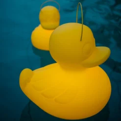 Lámpara LED de diseño DUCK-DUCK XL para exteriores en color amarillo