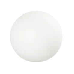 Lámpara LED de suelo Oh!, Ø 55 cm, E27, policarbonato, blanco