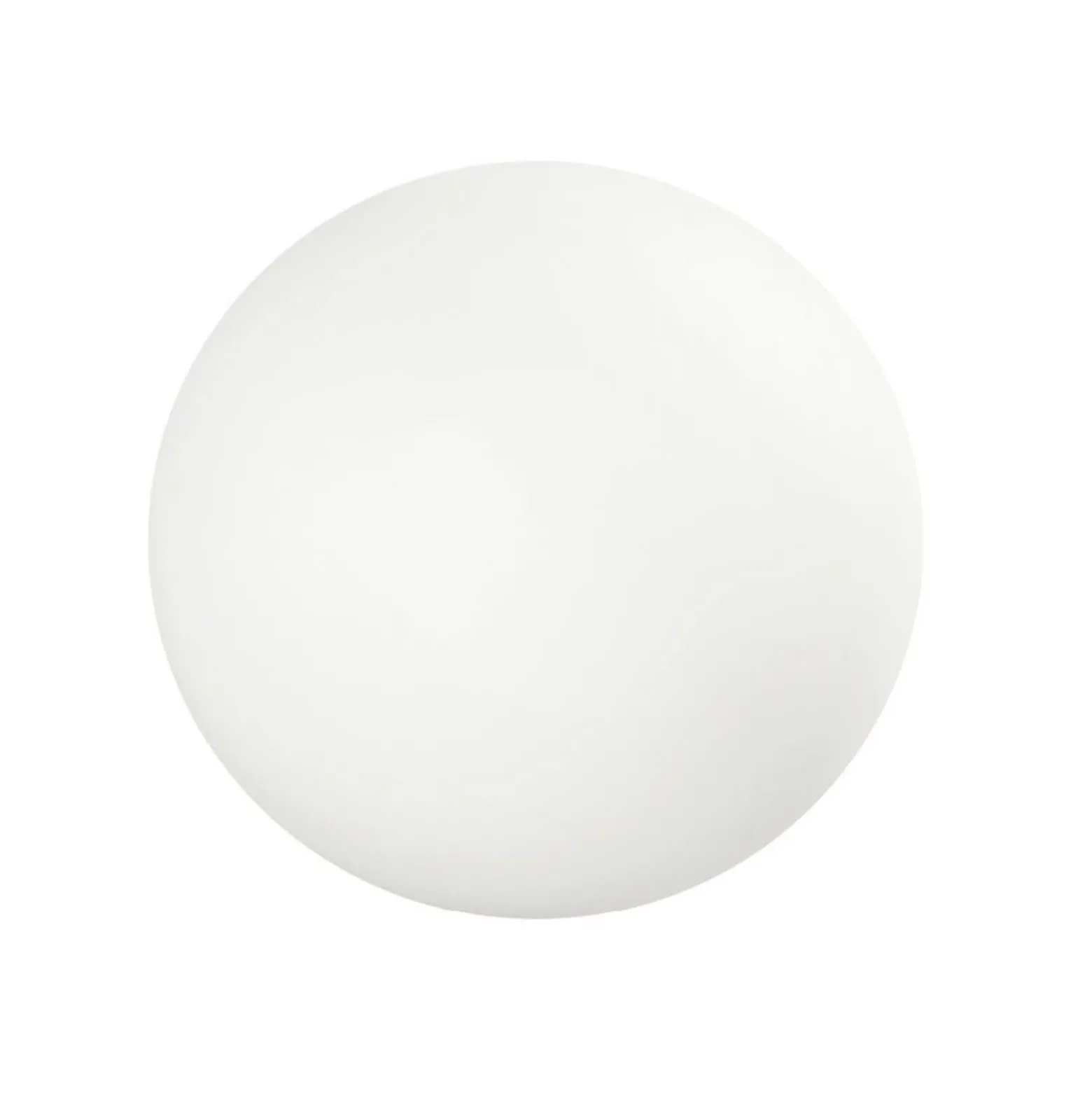 Lámpara LED de suelo Oh!, Ø 55 cm, E27, policarbonato, blanco