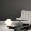 Lámpara LED de suelo Oh!, Ø 38 cm, E27, policarbonato, blanco
