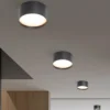 Lámpara LED de techo CMD 9094, Ø 15 cm, antracita, IP44, metal