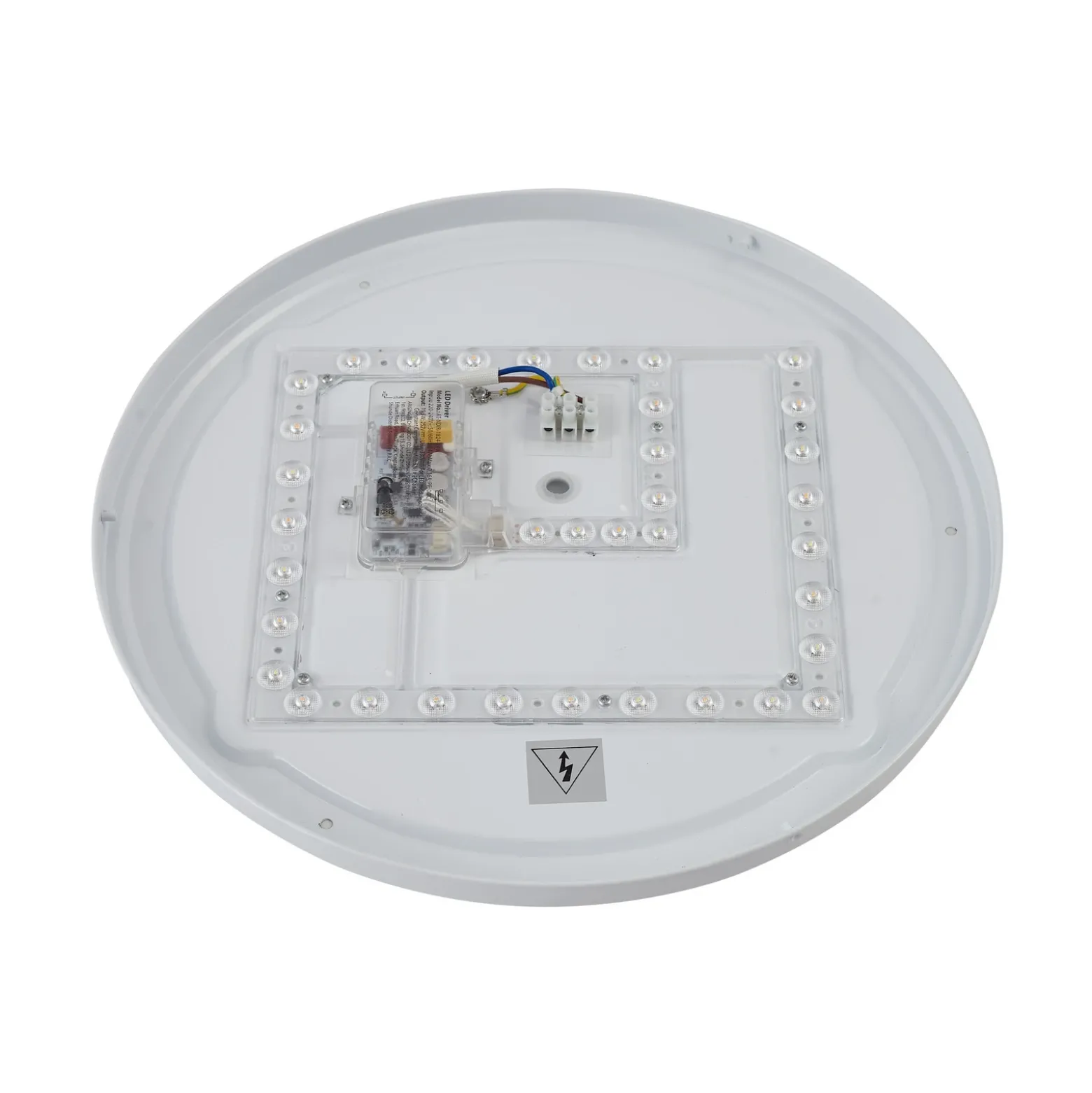 Lámpara LED de techo Emiva de Lindby, Ø 40 cm, madera clara, CCT