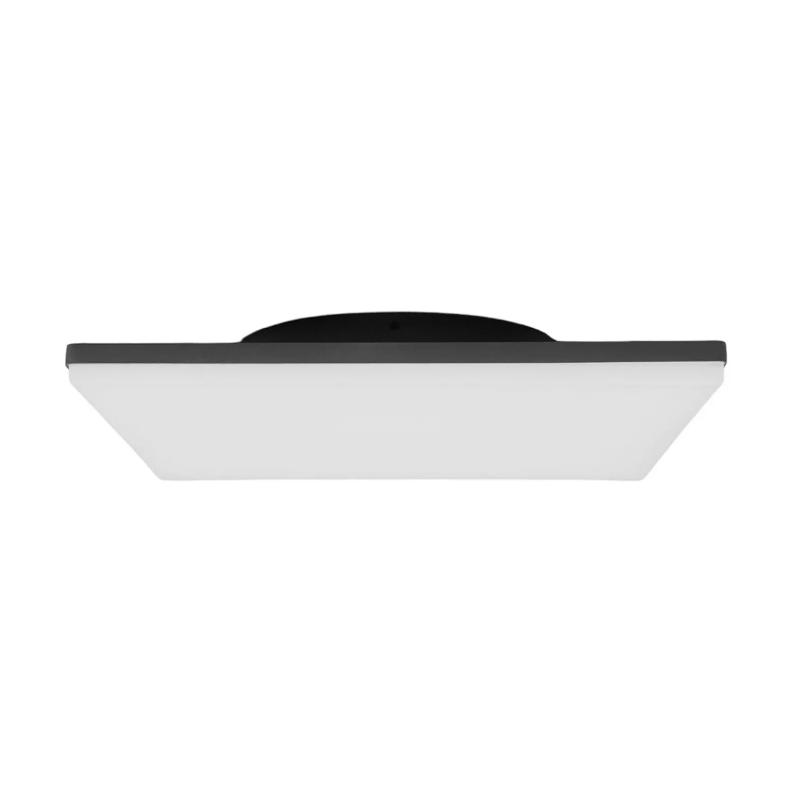 Lámpara LED de techo Henni, IP65, sensor, 30x30 cm, antracita