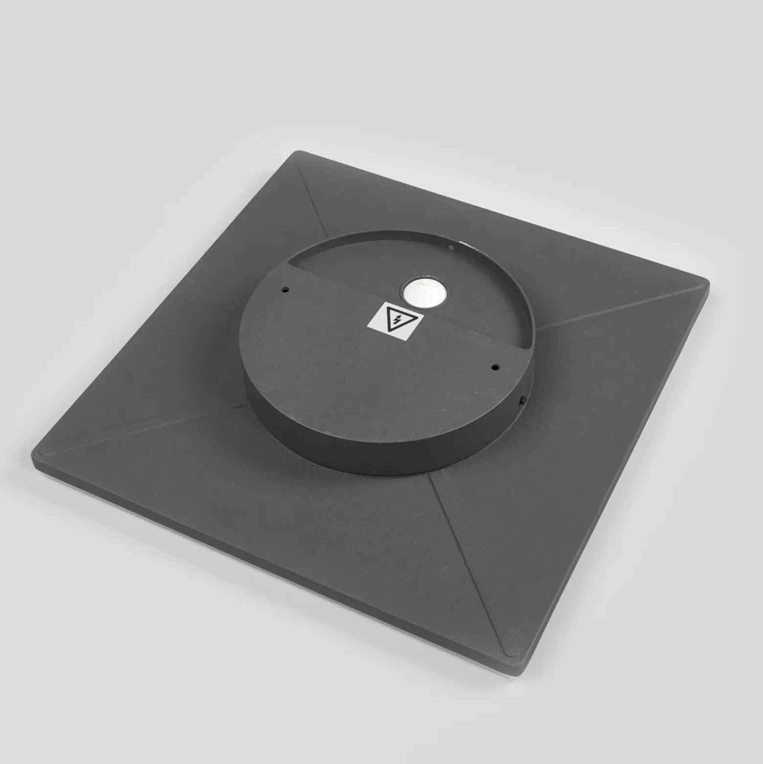 Lámpara LED de techo Henni, IP65, sensor, 30x30 cm, antracita