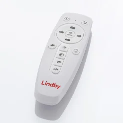 Lámpara LED de techo Lindby Narima, CCT, Ø 80 cm, plata
