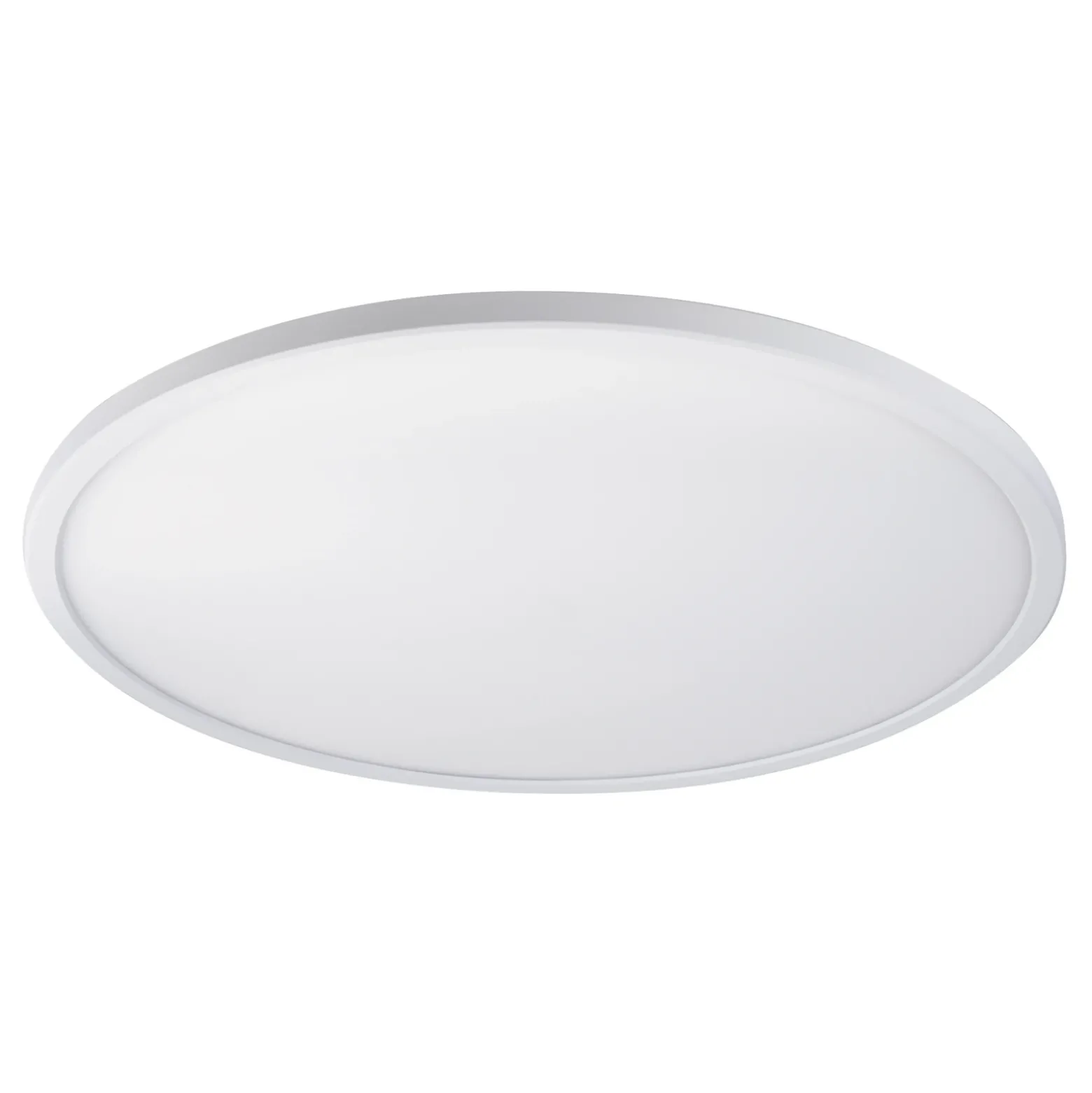 Lámpara LED de techo MEGAMAN Matter Josie blanca, RGBW, IP54, inteligente