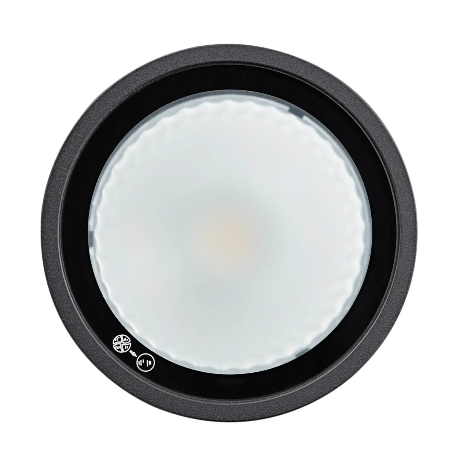 Lámpara LED de techo Negro para el exterior