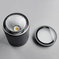 Lámpara LED de techo Negro para el exterior