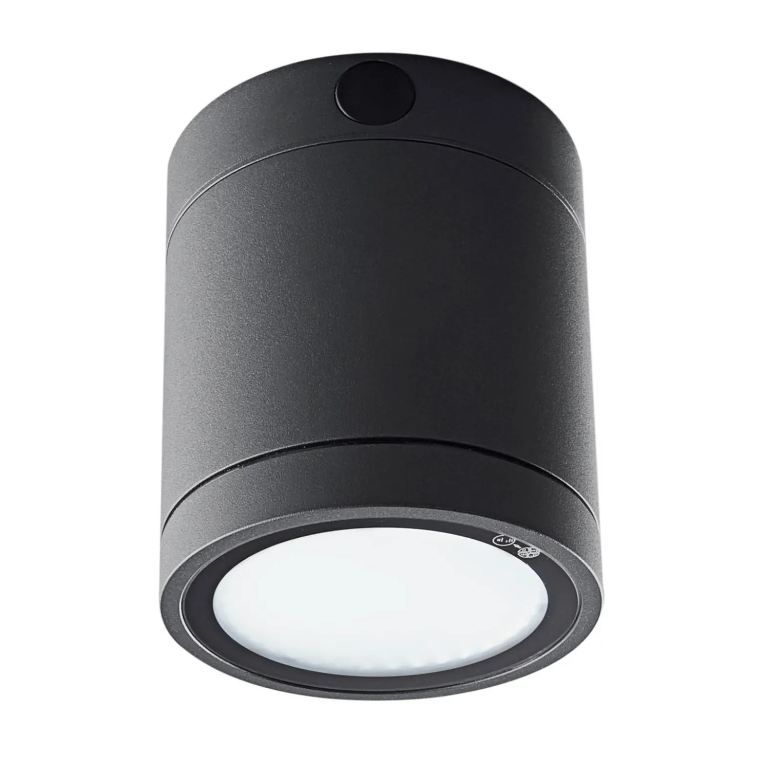 Lámpara LED de techo Negro para el exterior