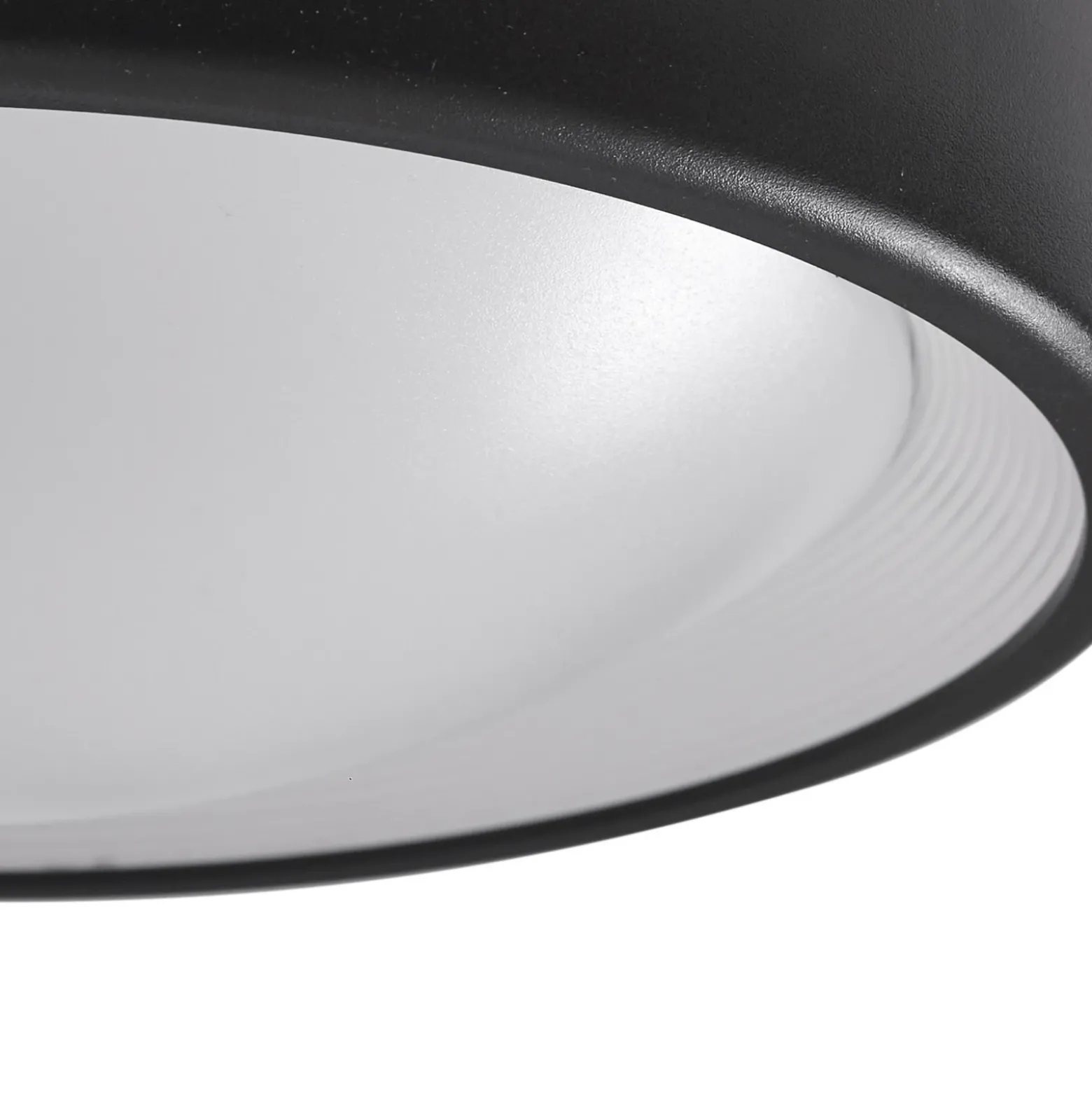 Lámpara LED de techo para exterior Niniel de Lindby, negra, Ø 25 cm