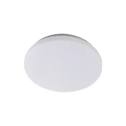 Lámpara LED de techo para exterior Doki de Lindby, 26 cm, blanca, plástico