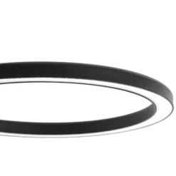 Lámpara LED de techo para exterior Lucande Sylvara, negra, CCT, 3 luces