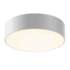 Lámpara LED de techo para exterior Zon, blanca, Ø 22 cm, 3000 K, metal