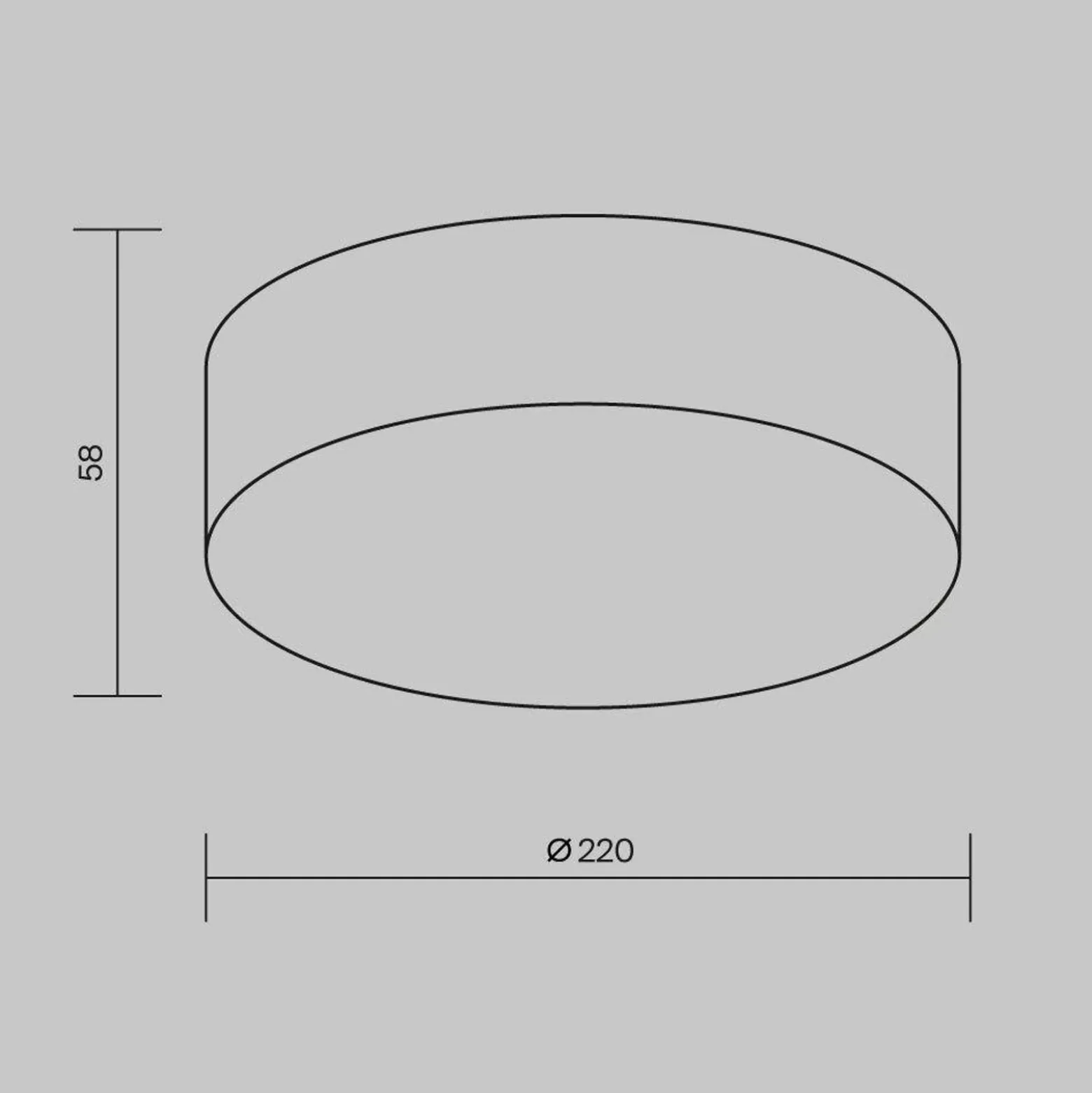 Lámpara LED de techo para exterior Zon, blanca, Ø 22 cm, 3000 K, metal